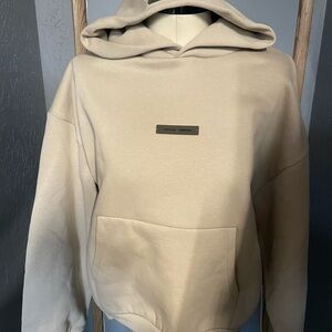 Essentials , Beige Hoodie in tan